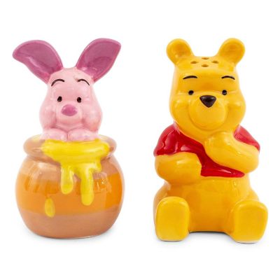 Disney Winnie The Pooh And Piglet Salt and Pepper Shakers  Set of 2 Image 1