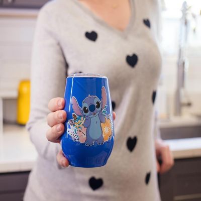 Disney's Lilo & Stitch Stainless Steel Tumbler With Lid  Holds 10 Ounces Image 2