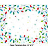 Disposable Christmas Lights Placemats Image 1