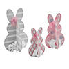DIY 3D Unfinished Wood Bunny Stand-Ups - 3 Pc. Image 2