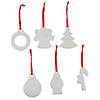 DIY Ceramic Holiday Ornaments - 12 Pc. Image 1