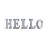 DIY Hello Metal Letters - 5 Pc. Image 1