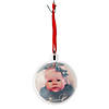 DIY Large Clear Photo Christmas Ball Ornaments - 12 Pc. Image 1