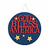 DIY Unfinished Wood God Bless America Sign Image 1