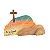 DIY Unfinished Wood He Is Risen Tomb Stand-Up Set - 4 Pc. Image 2