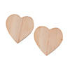 DIY Unfinished Wood Mini Hearts - 50 Pc. Image 1