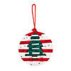 DIY Unfinished Wood Round Christmas Tree Ornaments - 12 Pc. Image 1