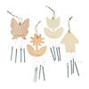 DIY Unfinished Wood Spring Wind Chimes - 12 Pc. Image 1