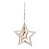DIY Unfinished Wood Star Mobiles - 12 Pc. Image 1