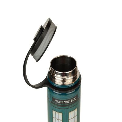 Doctor Who 13th Doctor Tardis Stainless Steel Water Bottle Image 3