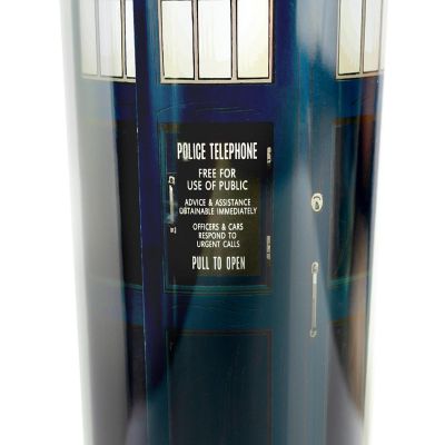 Doctor Who TARDIS 22 Oz Acrylic Travel Tumbler With Lid & Straw Image 2