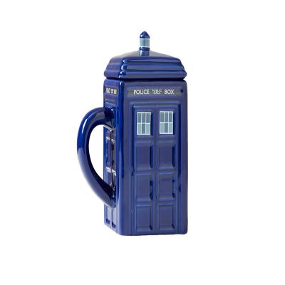 Doctor Who Tardis Mug  Official Ceramic Coffee Mug With Lid  17 Oz. Image 2