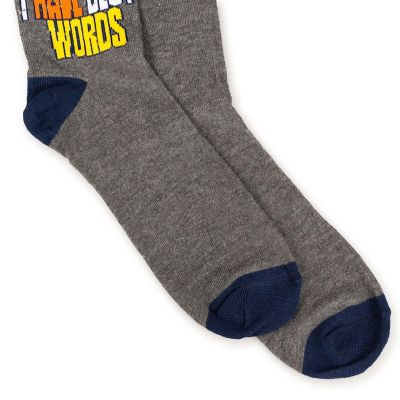Donald Trump Socks  I Have Best Words And I Know Words Crew Sock Exclusive Image 2