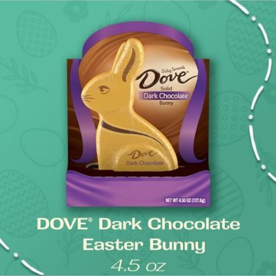Dove Easter Bunny Dark Chocolate Candy Gift - 4.5 oz Image 1