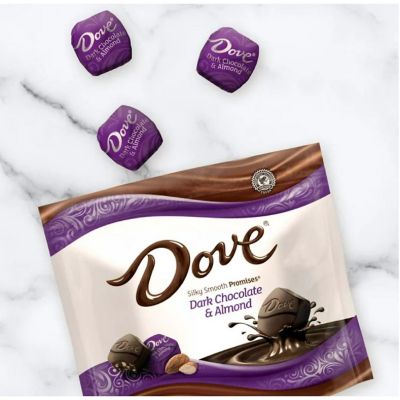 Dove Promises Dark Chocolate Almond Candy - 7.61 oz Bag Image 2