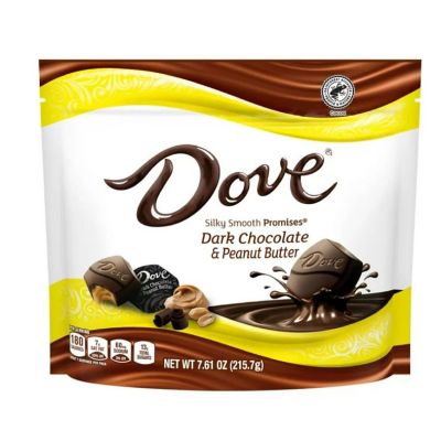 Dove Promises Peanut Butter & Dark Chocolate Candy - 7.61 oz Bag Image 1