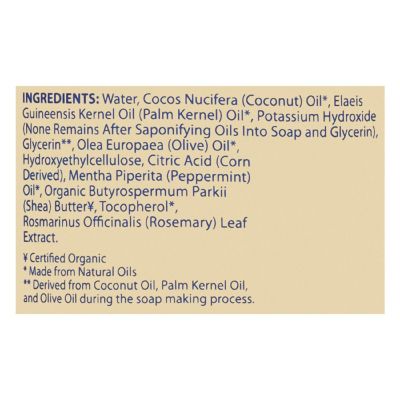 Dr. Natural - Castile Liquid Soap Peppermt - 1 Each 1-32 FZ Image 1