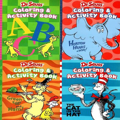 Dr. Seuss 4-In-1 Coloring & Activity Books Image 1