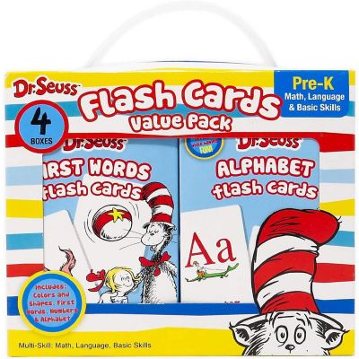 Dr. Seuss 4-in-1 Educational Flash Cards Value Pack Image 1