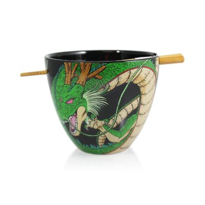 Dragon Ball Super Shenron 16oz Ceramic Ramen Bowl with Chopsticks Image 1