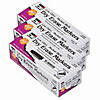 Dry Erase Markers, Pocket Style, Bullet Tip, Black, 12 Per Pack, 3 Packs Image 1