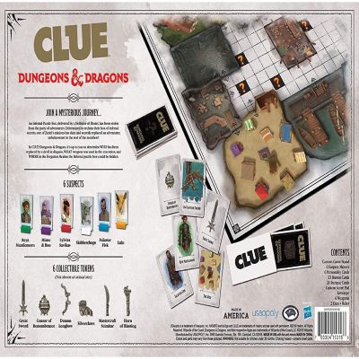 Dungeons & Dragons Clue Board Game  For 3-6 Players Image 2