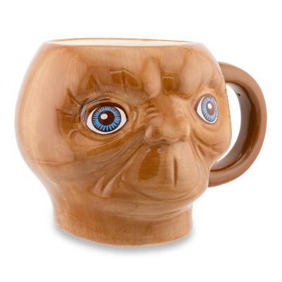 E.T. The Extra-Terrestrial Face 3D Sculpted Ceramic Mug  Holds 20 Ounces Image 1