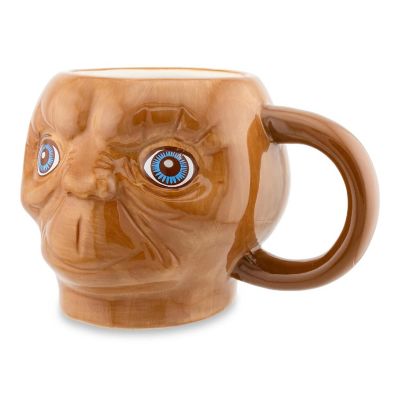 E.T. The Extra-Terrestrial Face 3D Sculpted Ceramic Mug  Holds 20 Ounces Image 2
