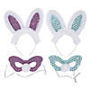 Easter Bunny Ears & Mask Sets - 6 Pc. Image 1
