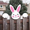 Easter Bunny Fence Peeker Decoration Image 1