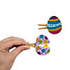 Easter Egg Chomper Clothespin Craft Kit - Makes 12 Image 1