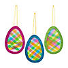 Easter Egg Stained Glass Craft Kit - Makes 12 Image 1