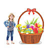 Easter Flower Basket Lifesize Cardboard Stand-Up Image 1