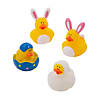 Easter Rubber Ducks - 12 Pc. Image 1