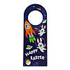 Easter Space Bunny Doorknob Hanger Sticker Scenes &#8211; 12 Pc. Image 1