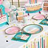 Eat Cake Birthday Paper Dessert Plates with Gold Trim - 8 Pc. Image 3