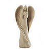 Elegant Minimalistic Guardian Angel Figurine Prayer Statue  4.5X2.38X9.25" Image 1