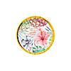 Elevated Luau Pineapple & Floral Paper Dessert Plates - 8 Ct. Image 1