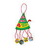 Elf Four Food Groups Christmas Mobile Craft Kit  - Makes 12 Image 1