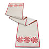 Embroidered Snowflake Table Runner 72"L X 14"W Polyester Image 1