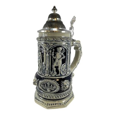 Emperor Charles King LE Relief German Beer Stein .75 L Handcrafted in Germany Image 1