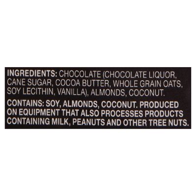 Endangered Species Chocolate - Dark Chocolate Coconut Almond Oat Milk - Case of 12-3 OZ Image 1