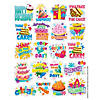 Eureka Birthday Theme Stickers, 120 Per Pack, 12 Packs Image 1