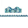Eureka Blue Harmony Mandala Scalloped Deco Trim, 37 Feet Per Pack, 6 Packs Image 1