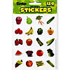 Eureka Fruits & Vegetables Theme Stickers, 120 Per Pack, 12 Packs Image 1