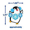 Eureka Winter Penguin Giant Stickers, 36 Per Pack, 12 Packs Image 2
