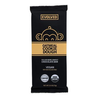 Evolved - Chocolate Bar Oatmeal Cookie Dough - Case of 8-2.5 OZ Image 1