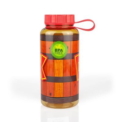 EXCLUSIVE Donkey Kong Water Bottle  Designed to Look Like DK's Barrel  24 Oz. Image 2