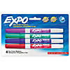 EXPO Dry Erase Markers, Whiteboard Markers with Low Odor Ink, Fine Tip, Assorted Vibrant Colors, 4 Per Pack, 3 Packs Image 1