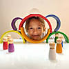 Extasticks Willie's Rainbow World Wooden Arches And Peg Dolls Set With Book Image 3